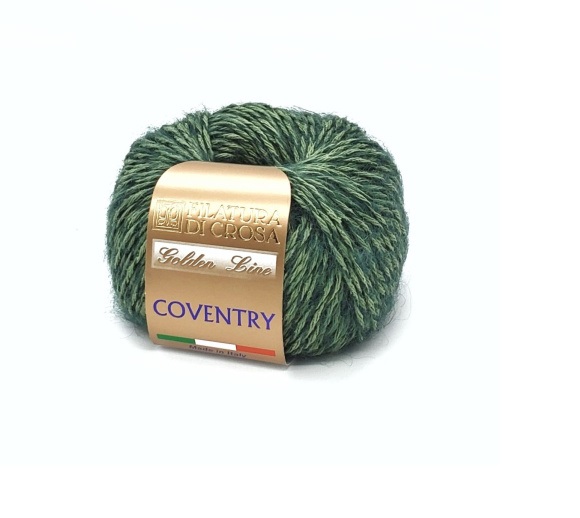 

Пряжа Filatura di grossa Coventry зеленый, 25гр/80м, Coventry