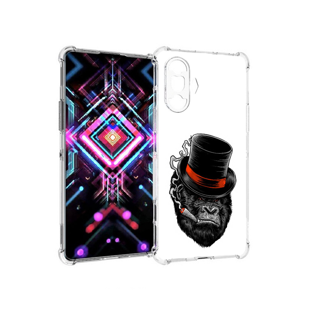 

Чехол MyPads Tocco для Xiaomi Poco F3 GT дизайнерская горилла (PT172450.277.431), Прозрачный, Tocco