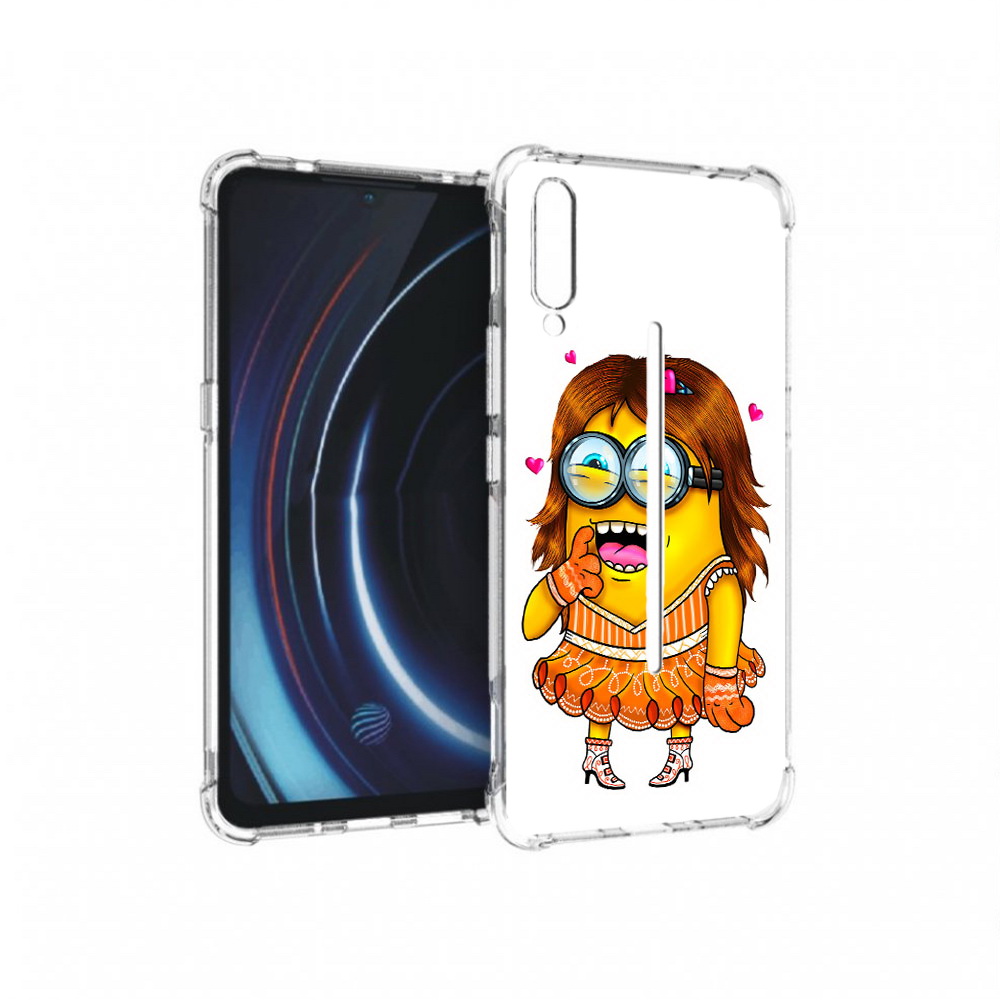

Чехол MyPads Tocco для Vivo iQOO Миньон девочка (PT226955.389.116), Прозрачный, Tocco