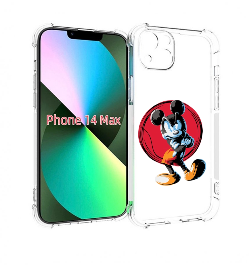 

Чехол MyPads злой-микки для iPhone 14 Plus (6.7), Прозрачный, Tocco