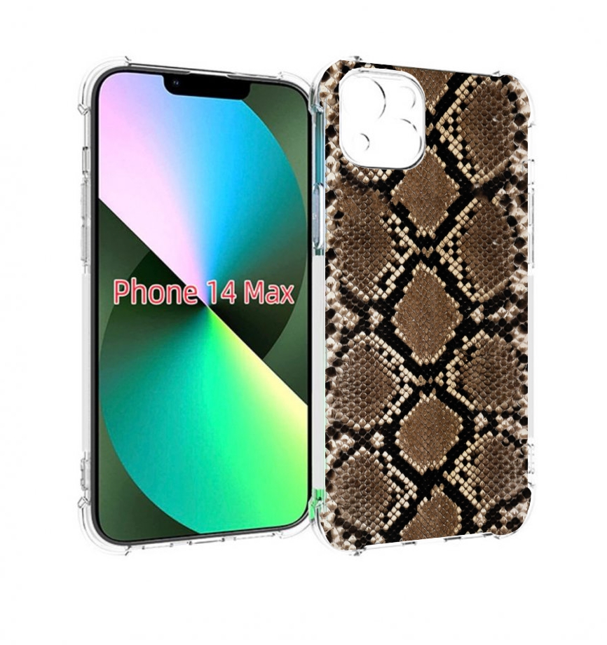 

Чехол MyPads змеиная кожа для iPhone 14 Plus (6.7), Прозрачный, Tocco