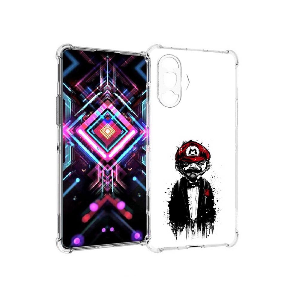 

Чехол MyPads Tocco для Xiaomi Poco F3 GT марио (PT172450.277.458), Прозрачный, Tocco
