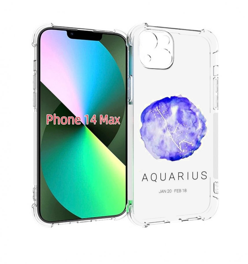

Чехол MyPads знак зодиака водолеи 5 для iPhone 14 Plus (6.7), Прозрачный, Tocco