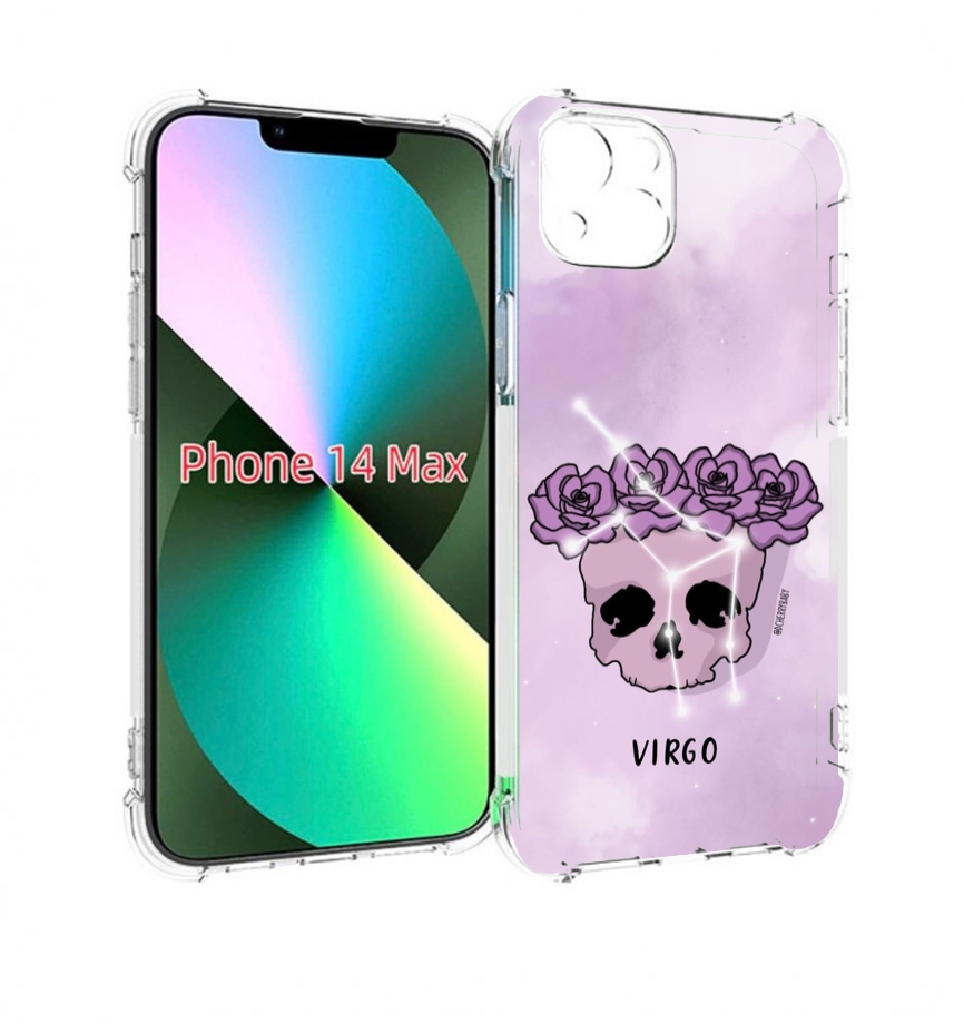 

Чехол MyPads знак зодиака дева 2 для iPhone 14 Plus (6.7), Прозрачный, Tocco