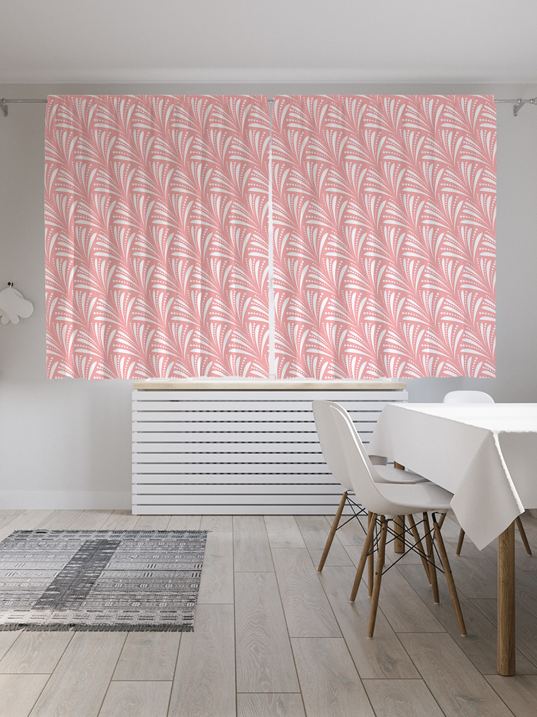 

Шторы JoyArty с фотопечатью "Узорный арт-деко" из сатена, 290х180 см, Узорный арт-деко