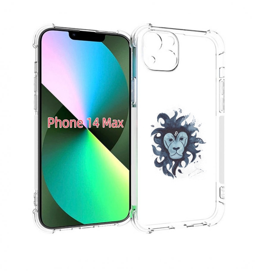 

Чехол MyPads знак зодиака лев 5 для iPhone 14 Plus (6.7), Прозрачный, Tocco