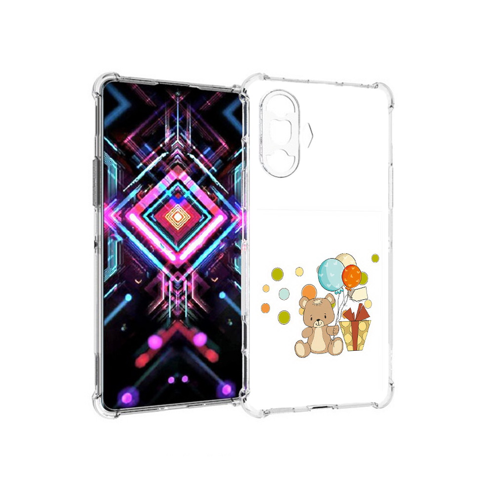 

Чехол MyPads Tocco для Xiaomi Poco F3 GT медвеженок с подарком (PT172450.277.470), Прозрачный, Tocco