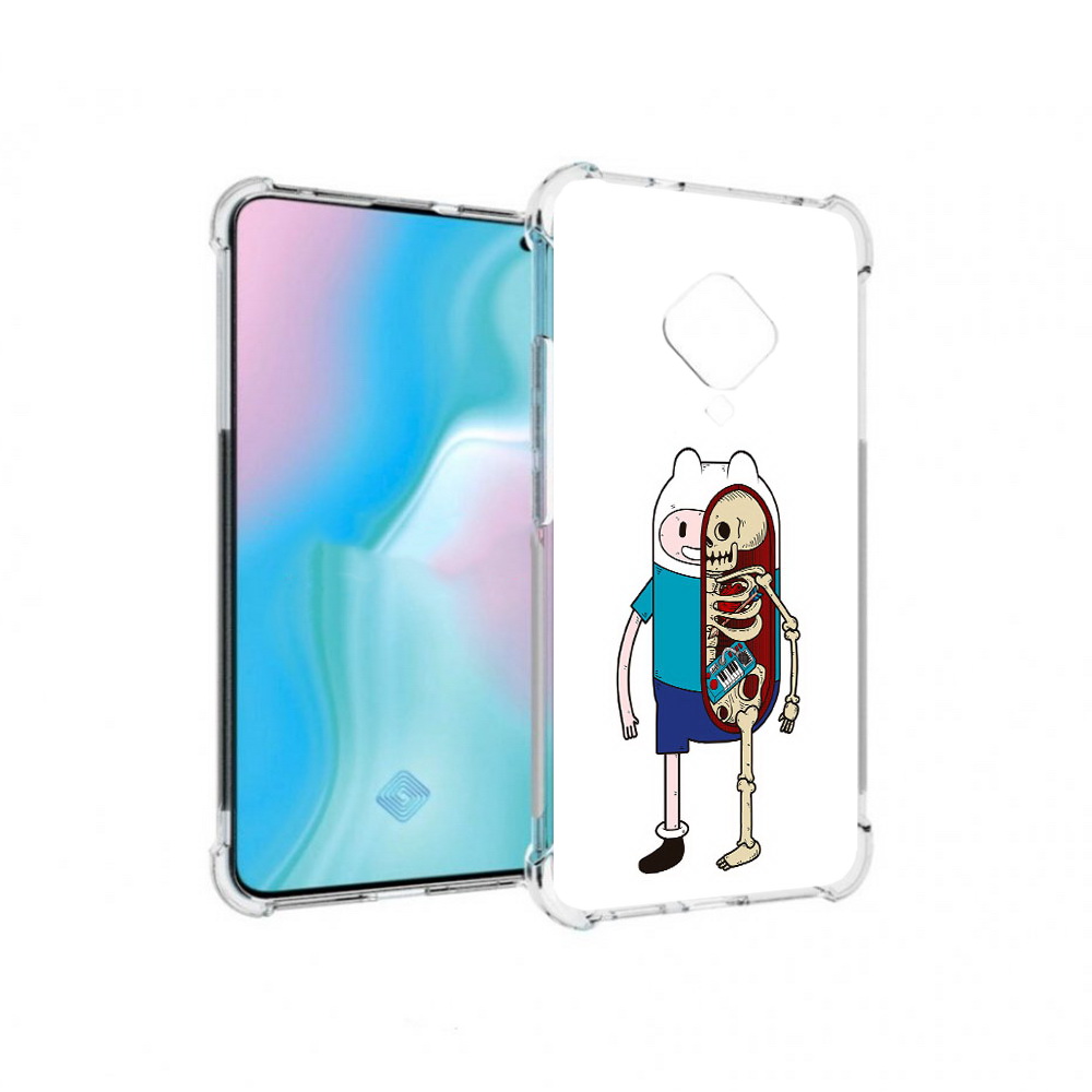 

Чехол MyPads Tocco для Vivo S5 Финн скелет (PT226962.406.187), Прозрачный, Tocco