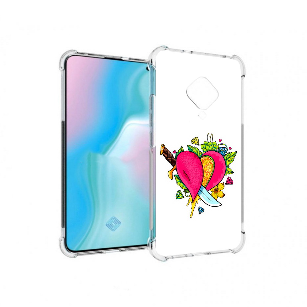 

Чехол MyPads Tocco для Vivo S5 Фруктовое сердце (PT226962.406.188), Прозрачный, Tocco