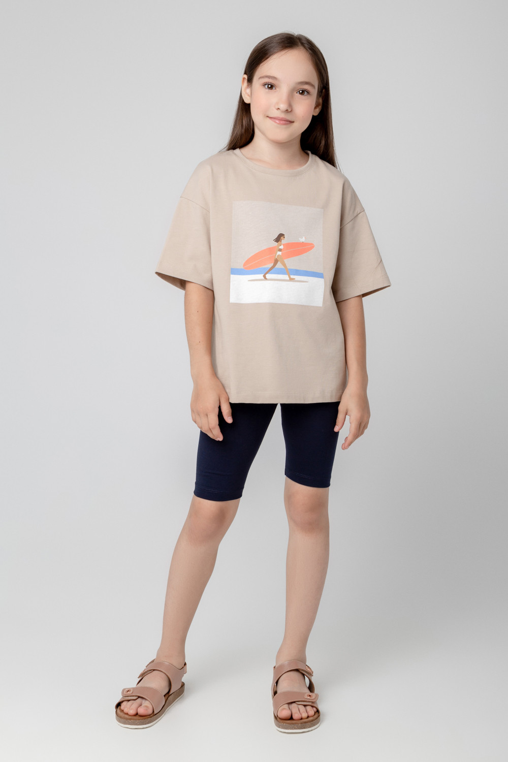 

Леггинсы детские CROCKID МК 4036, синий, 134, МК 4036