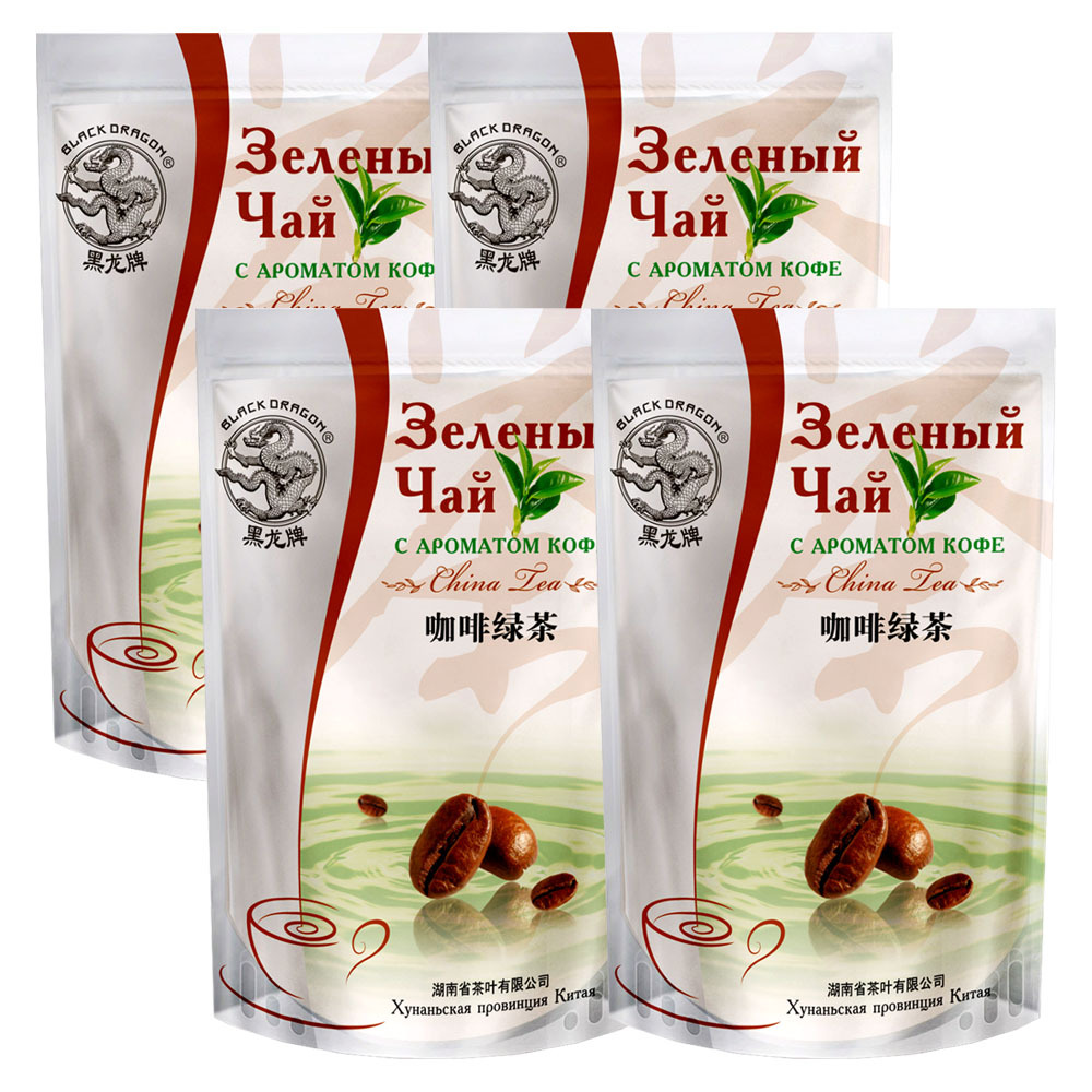 

Чай зеленый Черный Дракон Аромат кофе 100 г 4 шт