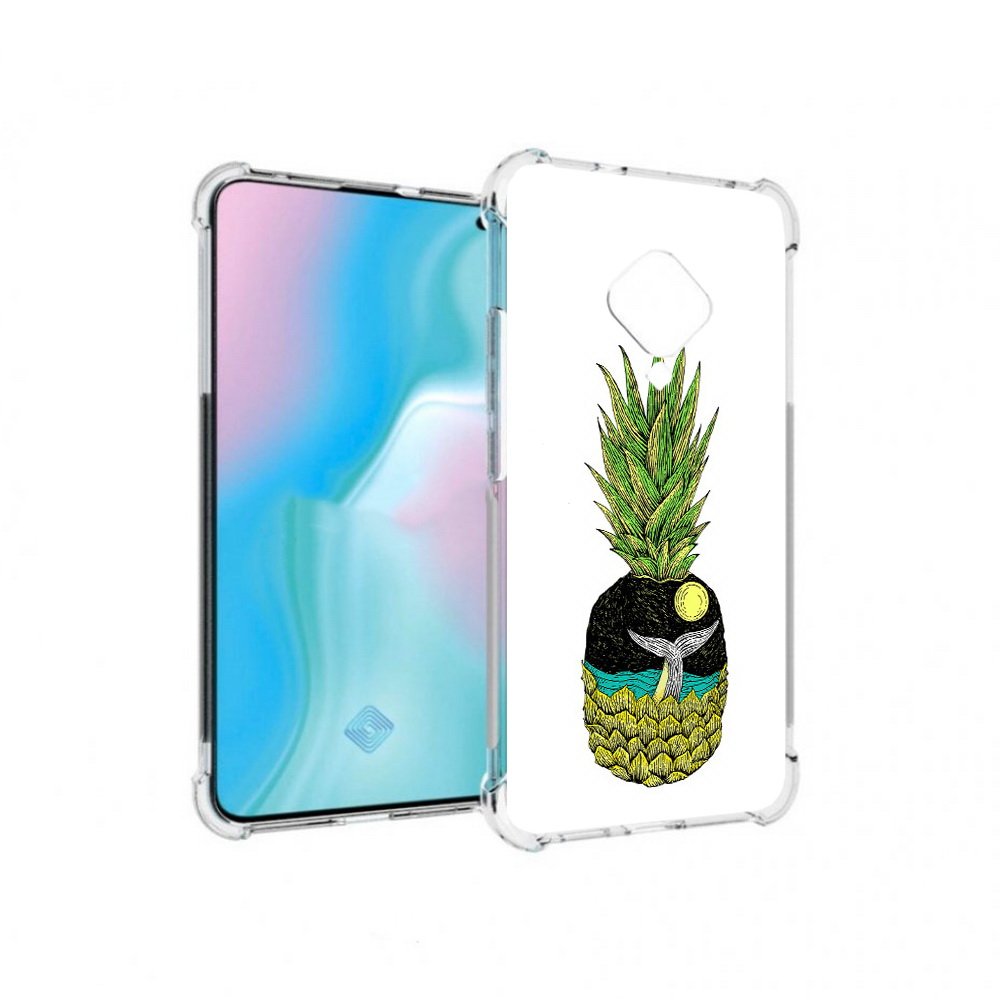

Чехол MyPads Tocco для Vivo S5 ананас с китом (PT226962.406.220), Прозрачный, Tocco