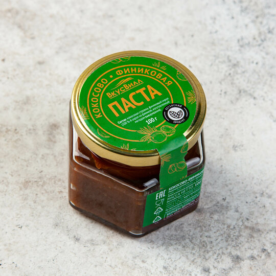 

Паста ВкусВилл кокосово-финиковая 100 г