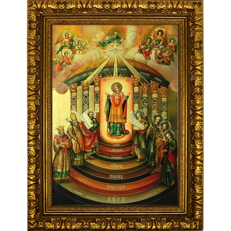 

София - Премудрость Божия (Киевская). Икона Пресвятой Богородицы на холсте.