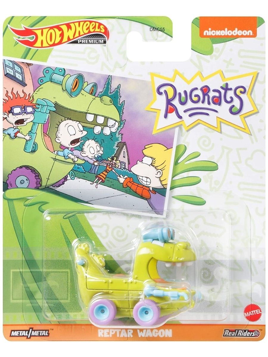 Машинка Hot Wheels багги DMC55/GRL61 PREMIUM RUGRATS REPTAR WAGON DMC55/GRL61 1 24 rs6 station wagon alloy toy car model acousto optic 6 open the door children s toy birthday gift series diecast