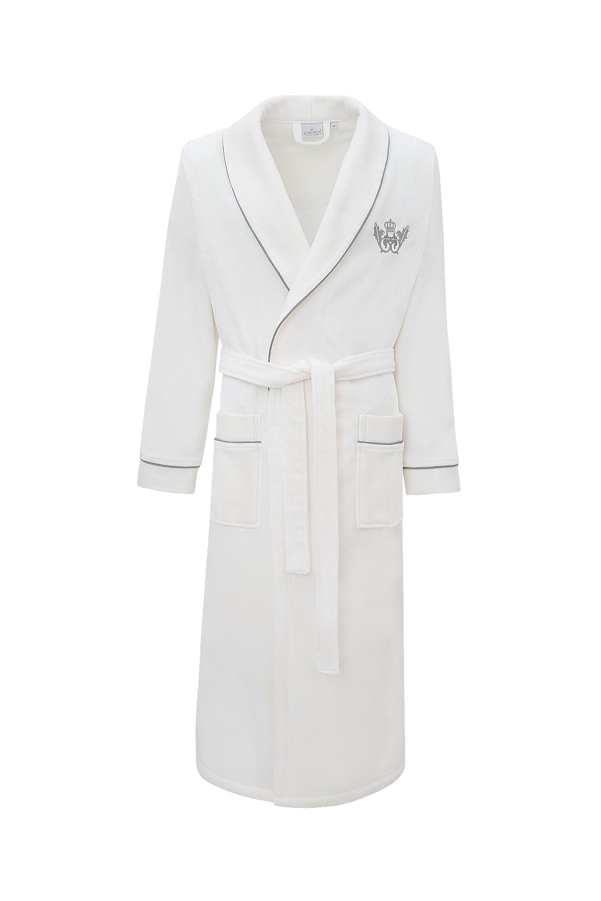 

Халат мужской Ecocotton EBRAZR белый M (доставка из-за рубежа), EBRAZR