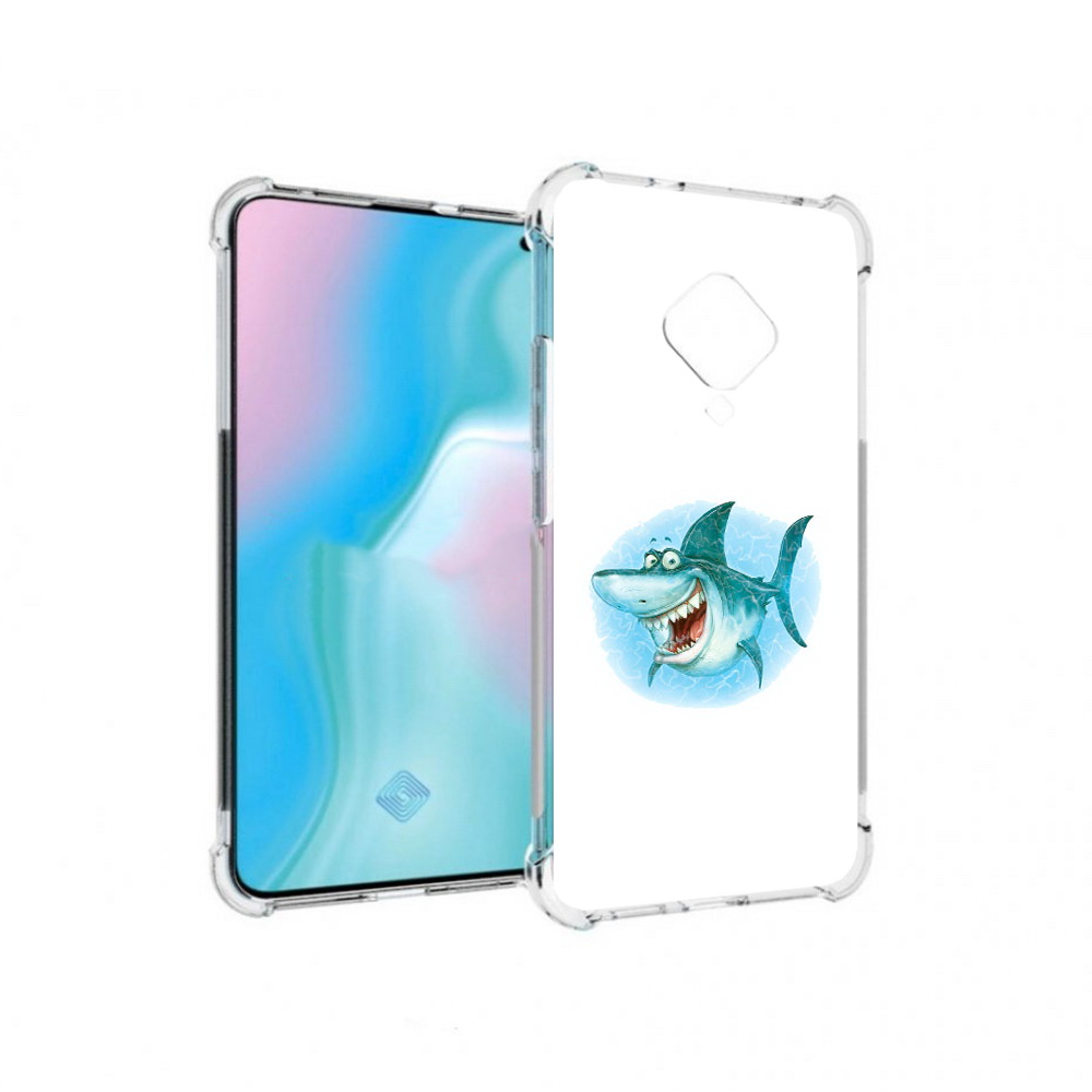 

Чехол MyPads Tocco для Vivo S5 веселая акула (PT226962.406.261), Прозрачный, Tocco