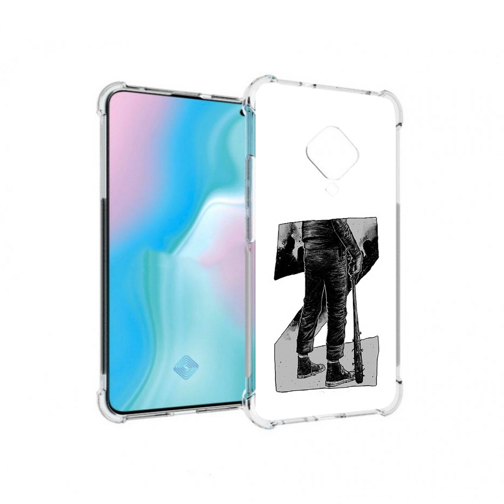 

Чехол MyPads Tocco для Vivo S5 воин черно белый (PT226962.406.265), Tocco