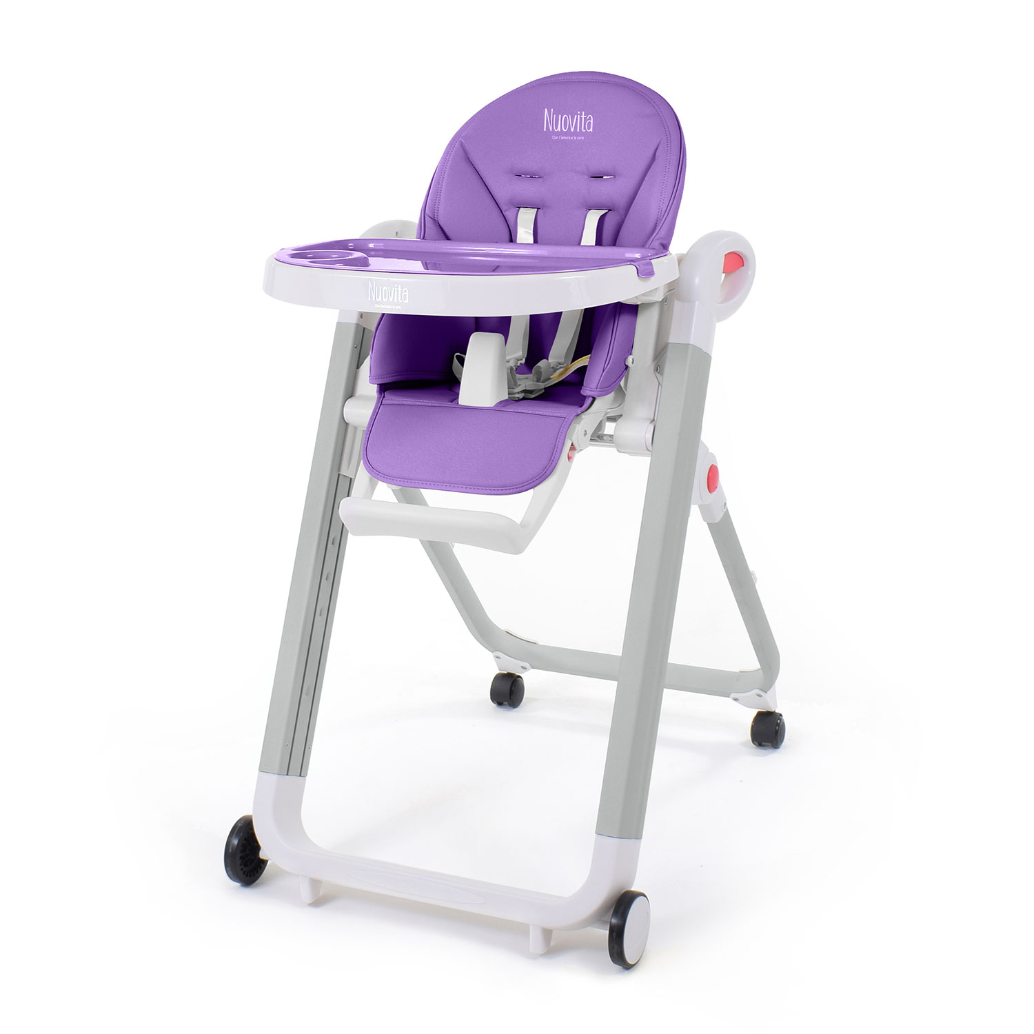 фото Стульчик для кормления nuovita futuro bianco viola/фиолетовый