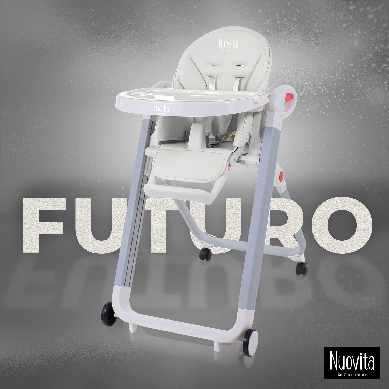 фото Стульчик для кормления nuovita futuro bianco (bianco/белый)