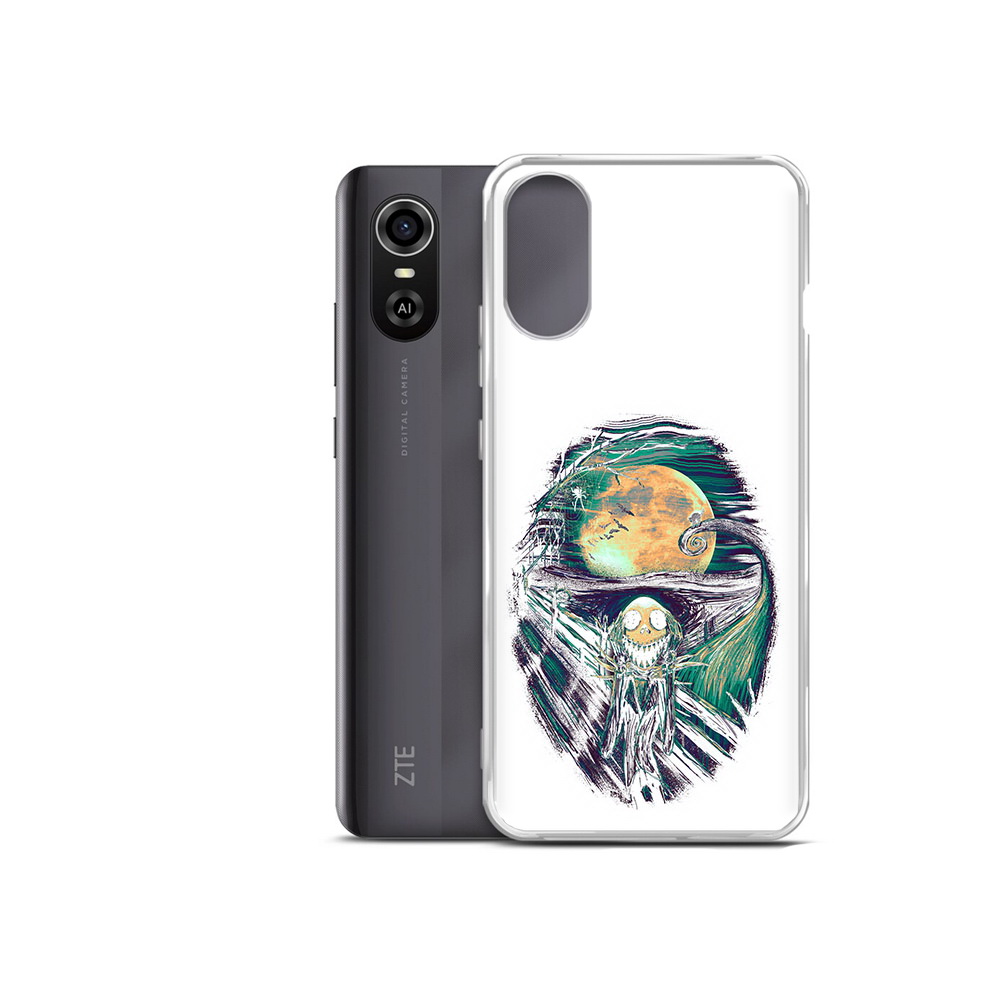 

Чехол MyPads Tocco для ZTE Blade A31 Plus зубастое существо абстракция (PT226943.475.370), Прозрачный, Tocco