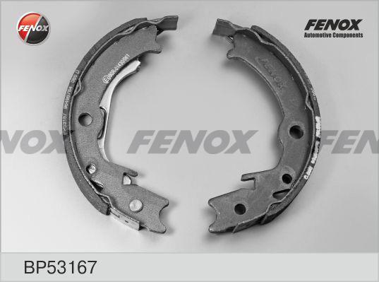 

Тормозные колодки FENOX стояночного тормоза 170x26 BP53167