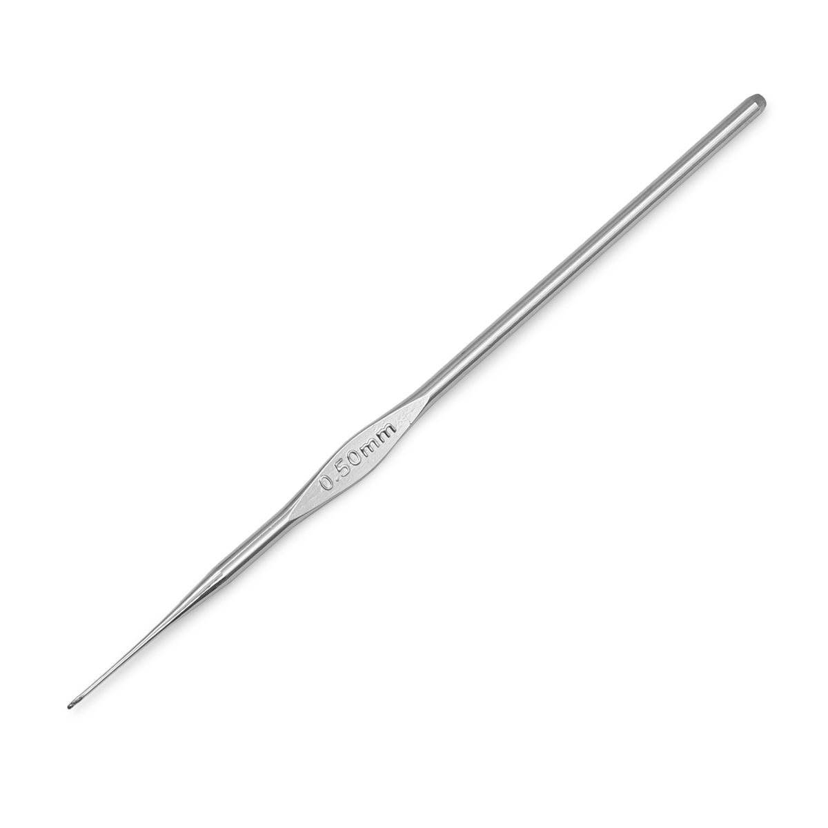 

30761 Крючок для вязания Steel 0,5мм, сталь, серебро, KnitPro, Серебристый