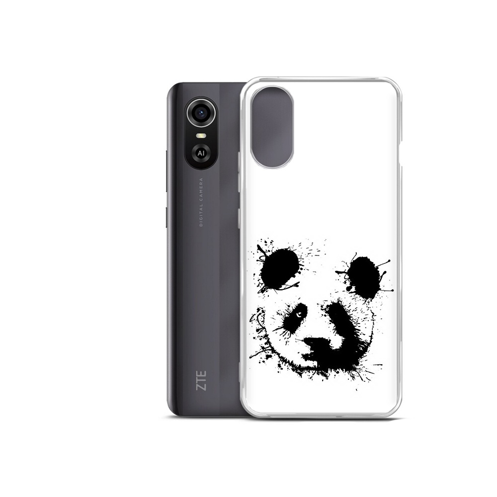 

Чехол MyPads Tocco для ZTE Blade A31 Plus клякса-панда (PT226943.475.389), Прозрачный, Tocco