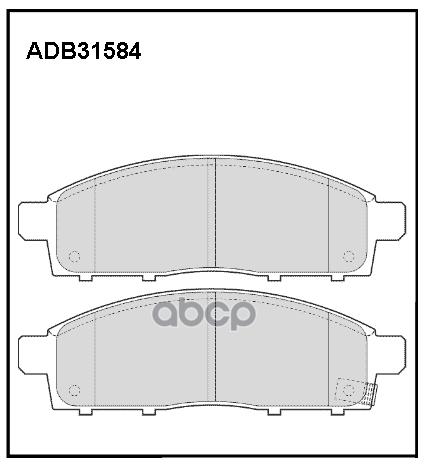 

Колодки передние MITSUBISHI L200 2006-> ADB 31584 ALLIED NIPPON ADB 31584 ALLIED NIPPON