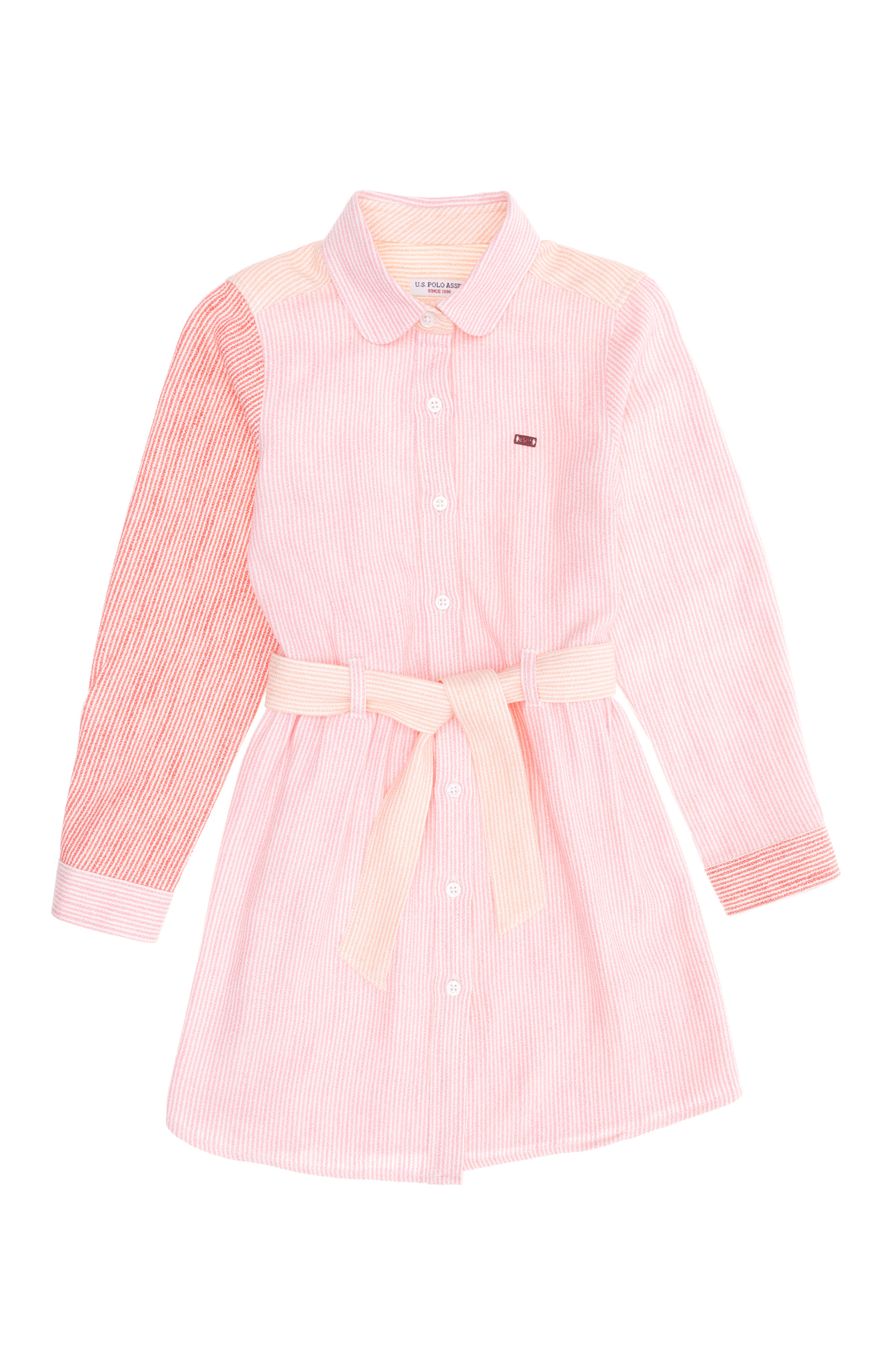 Платье U.S. Polo Assn. розовое, красное, 140,146, G084SZ032-000-1568511-SAMIRA_VR078_10_11
