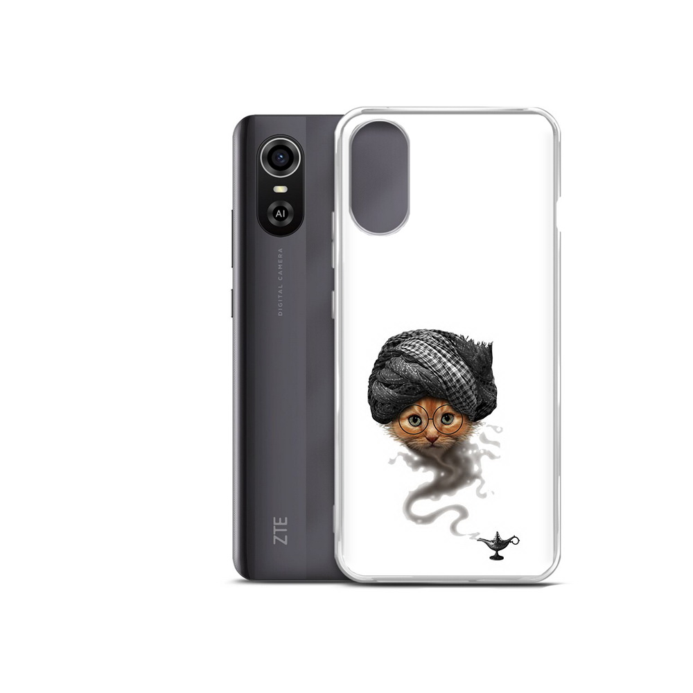 

Чехол MyPads Tocco для ZTE Blade A31 Plus кот джин (PT226943.475.398), Прозрачный, Tocco