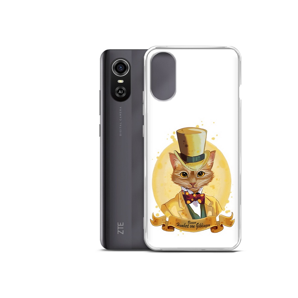 

Чехол MyPads Tocco для ZTE Blade A31 Plus кот юрист (PT226943.475.401), Прозрачный, Tocco