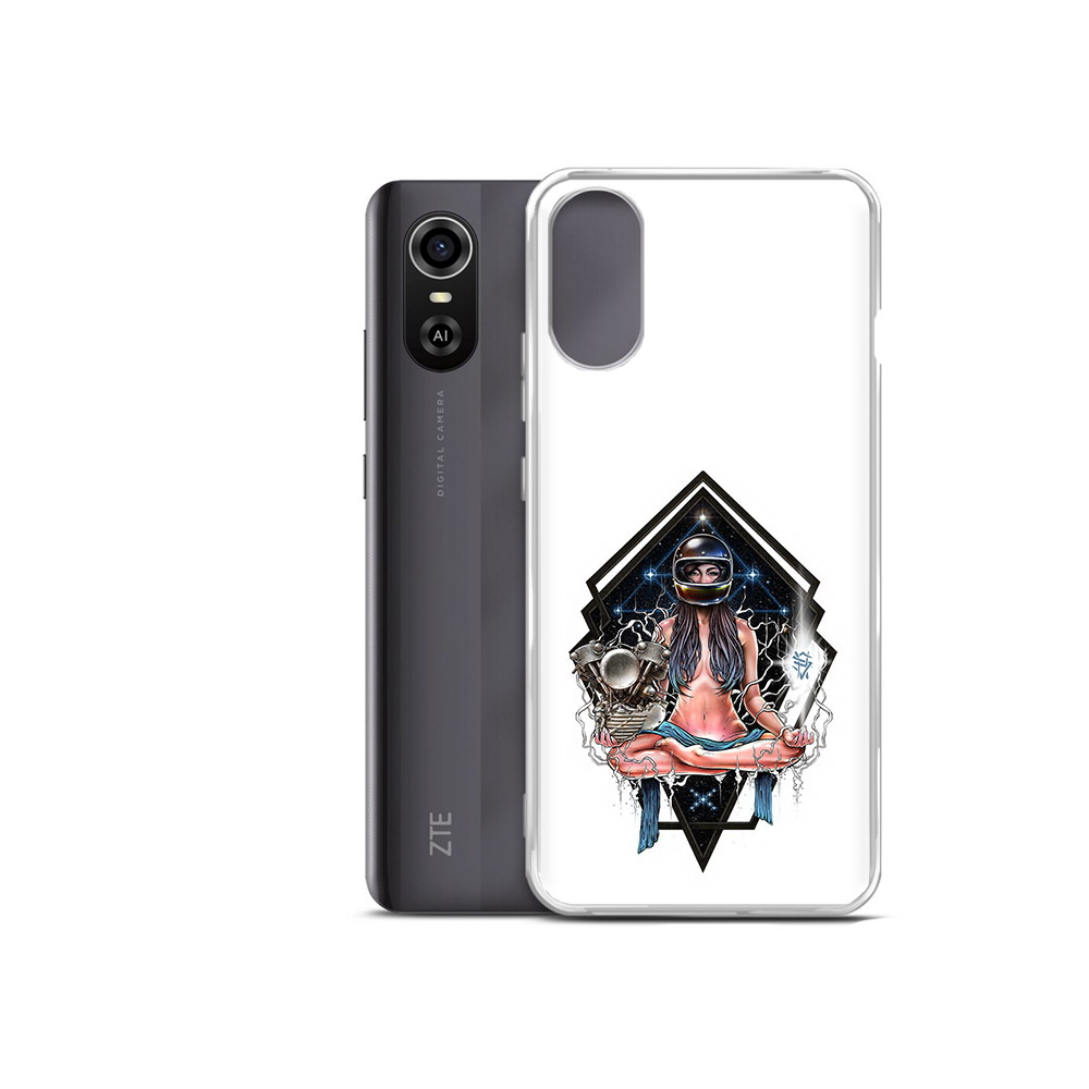 

Чехол MyPads Tocco для ZTE Blade A31 Plus красивая девушка в шлеме (PT226943.475.406), Прозрачный, Tocco