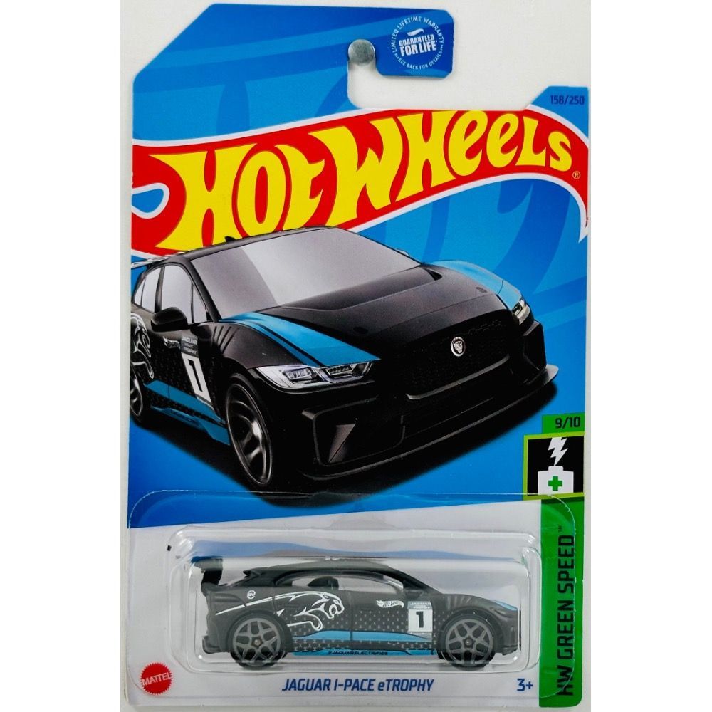 

Машинка Hot Wheels легковая машина HKH60 металлическая JAGUAR I-PACE eTROPHY черный, HKH60