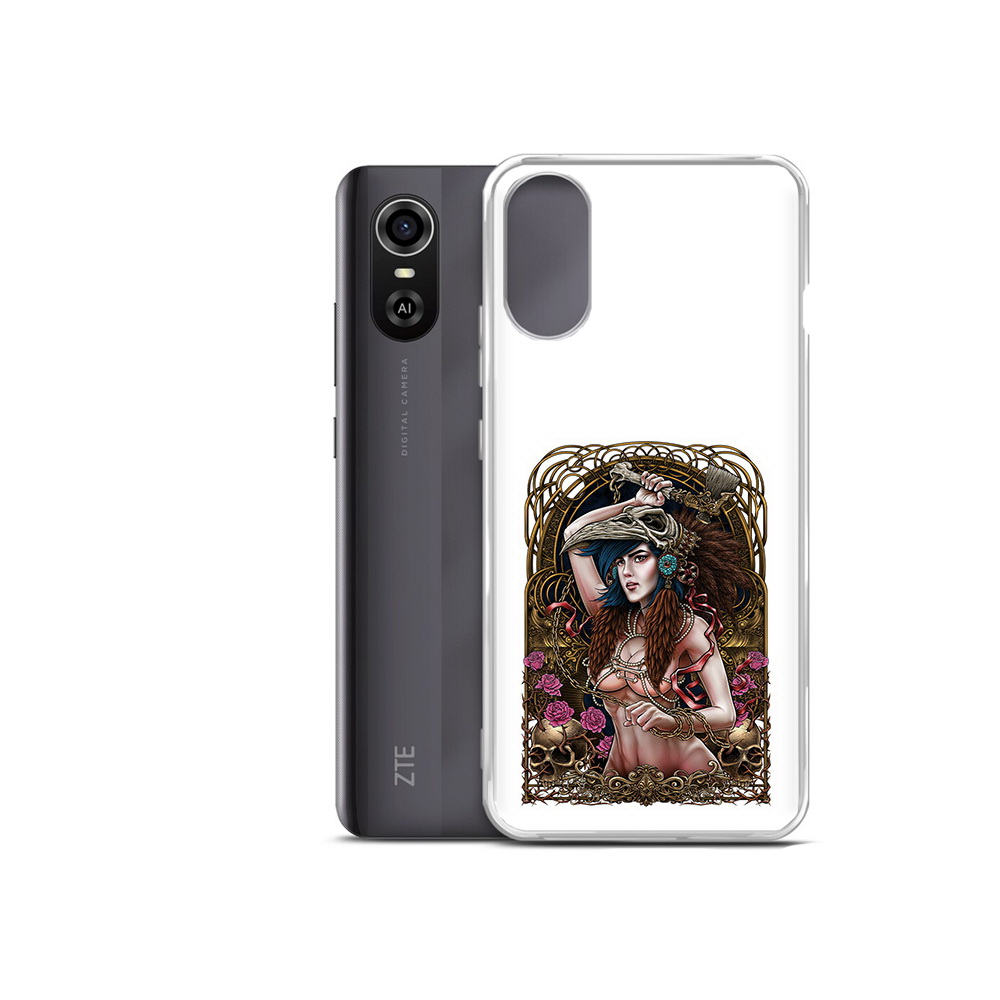 

Чехол MyPads Tocco для ZTE Blade A31 Plus красивая девушка рисунок (PT226943.475.407), Прозрачный, Tocco