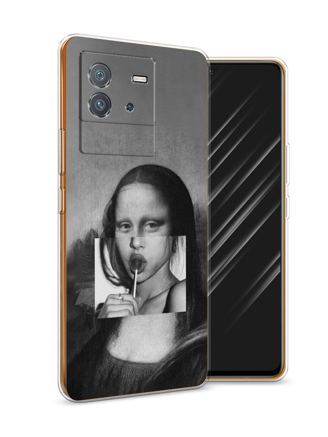 

Чехол Awog на Vivo iQOO Neo6 "Mona Lisa sucking lollipop", Разноцветный, 266850-9