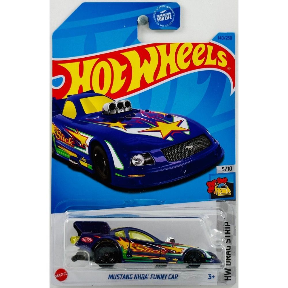 Машинка Hot Wheels легковая машина HKH30 металлическая MUSTANG NHRA FUNNY CAR синий