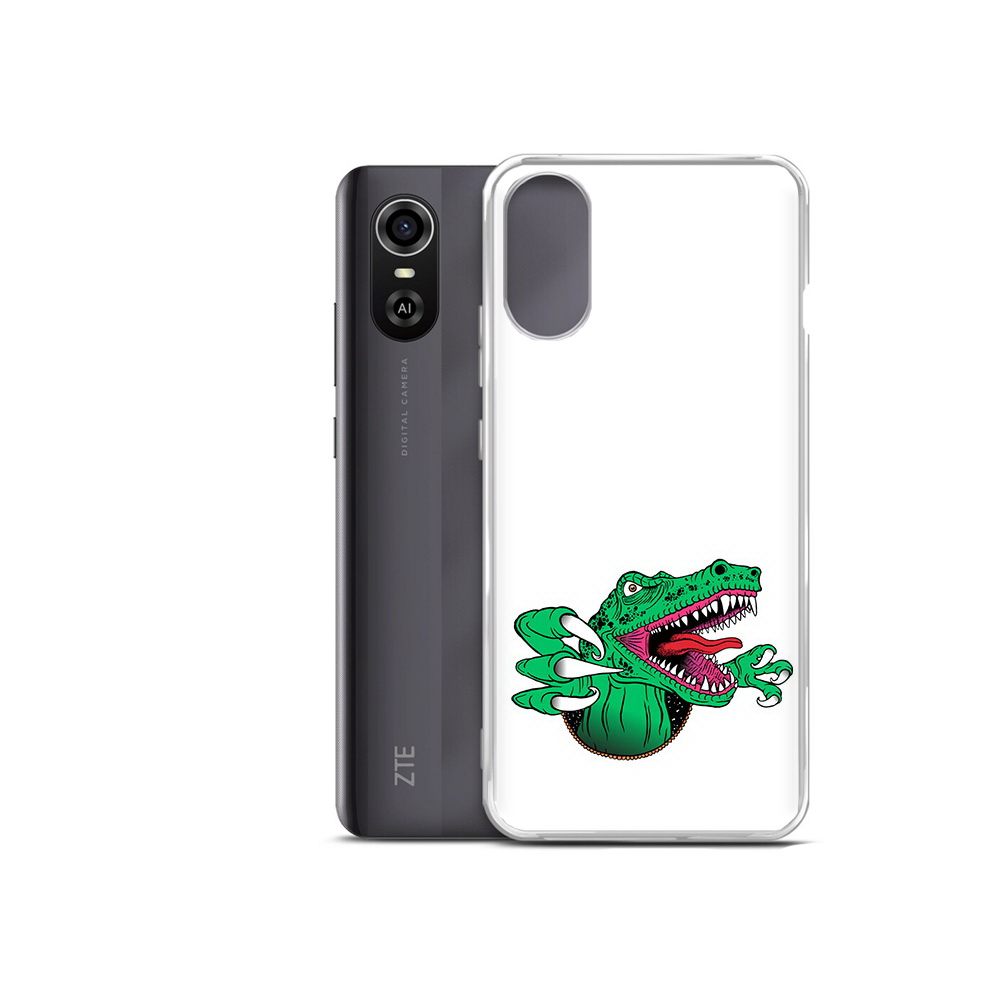 

Чехол MyPads Tocco для ZTE Blade A31 Plus крокодил (PT226943.475.417), Прозрачный, Tocco