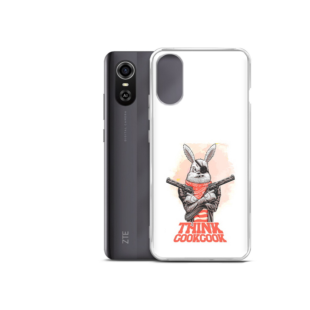 

Чехол MyPads Tocco для ZTE Blade A31 Plus кролик пират (PT226943.475.419), Прозрачный, Tocco