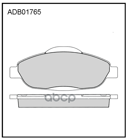 

Тормозные колодки ALLIED NIPPON передние дисковые adb01765