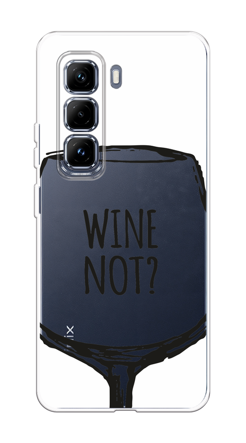 

Чехол на Infinix Hot 50 Pro Plus Wine not white, Белый, 3107050-1