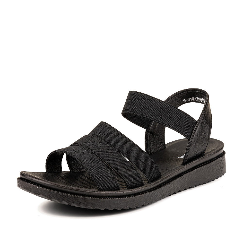 

Сандалии женские INSTREET 2-31WA-798TS черные 36 RU, Черный, 2-31WA-798TS