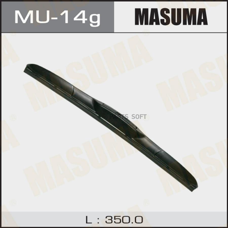 

Дворник MASUMA 14' гибридный, крюк (350мм) (1/10/50)