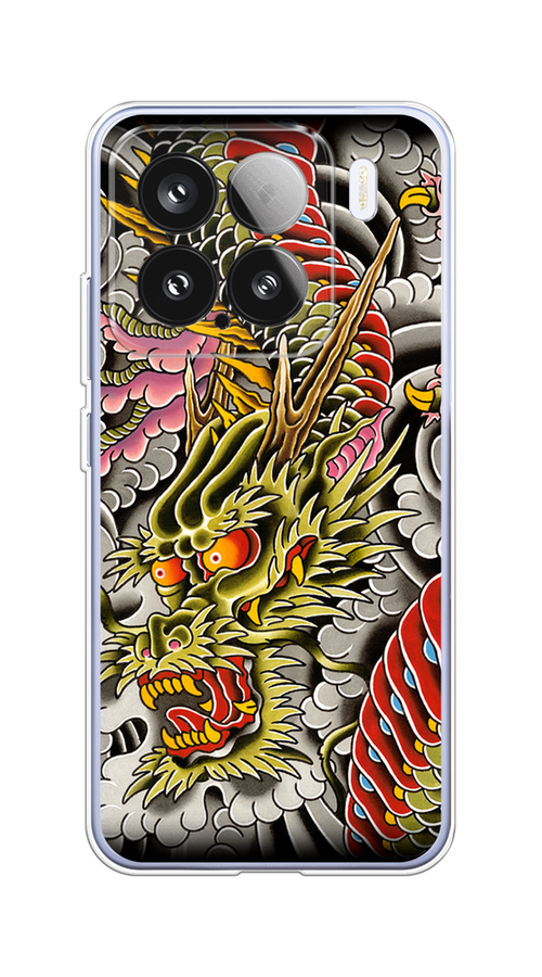

Чехол на Xiaomi 15 Японский дракон, Желтый;розовый;красный, 323650-1