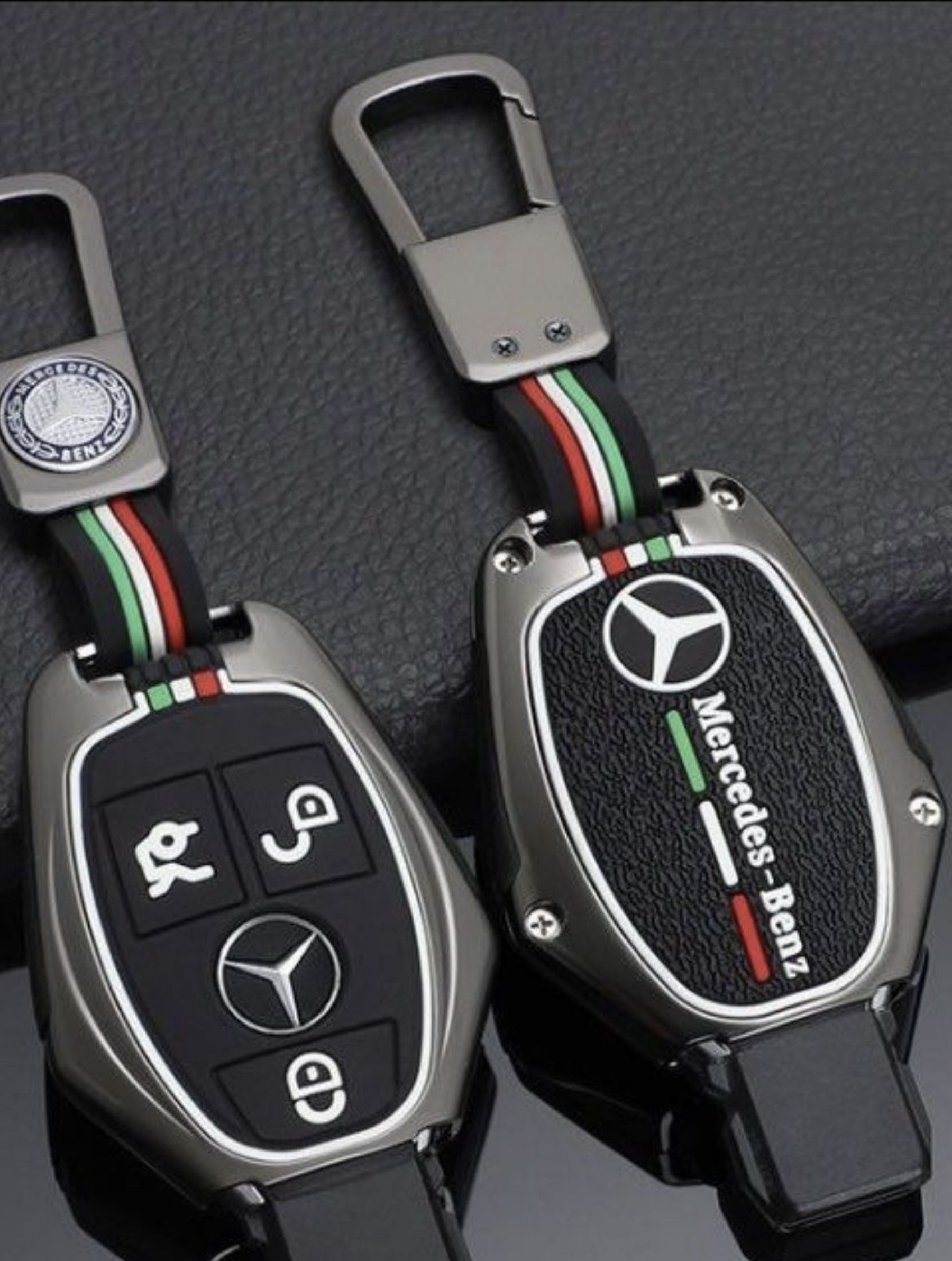

Чехол для ключа Mercedes-Benz, Серый, Автоаксессуары