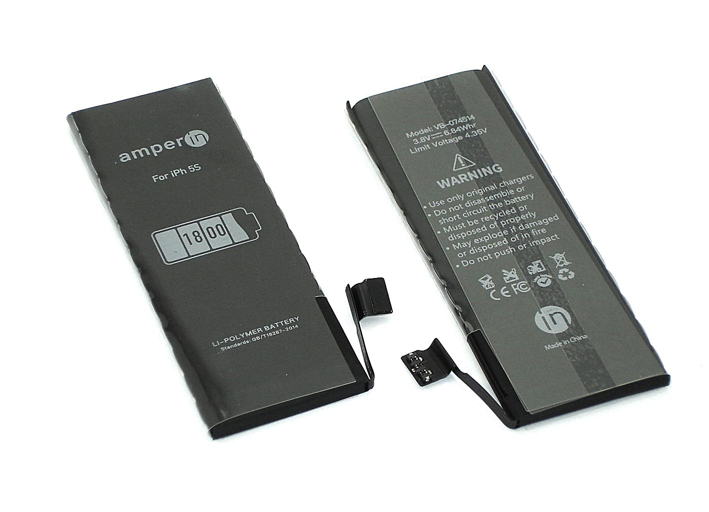 Аккумуляторная батарея Amperin для Apple iPhone 5S