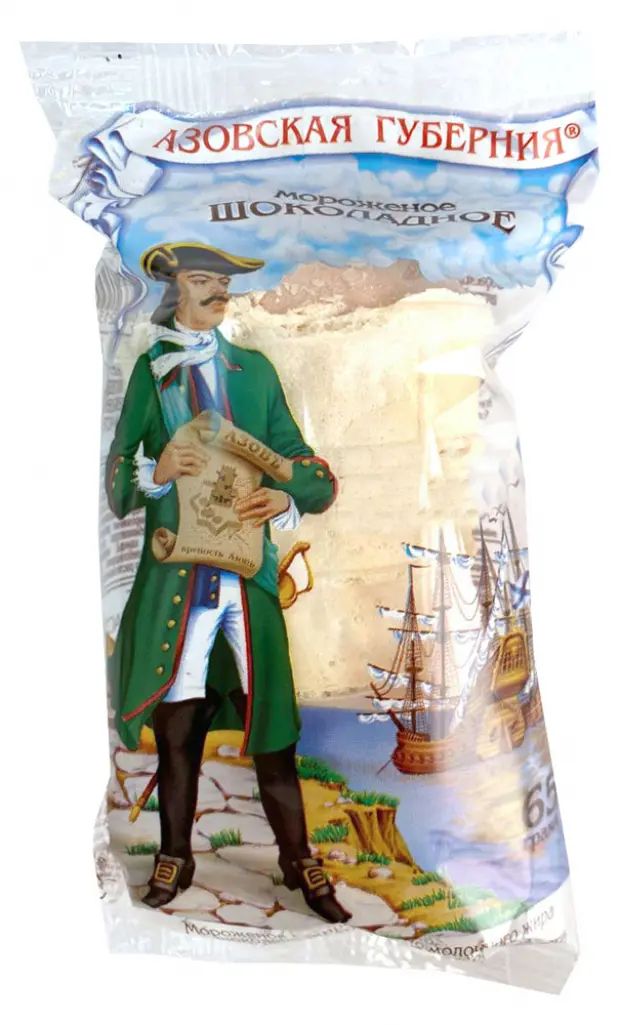 

Мороженое молочное Азовская губерния шоколадное 1 кг