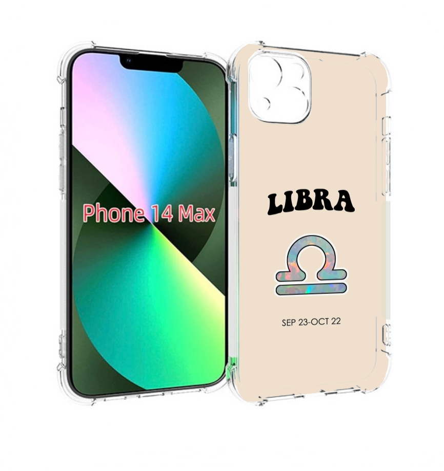 

Чехол MyPads знак-зодиака-весы-6 для iPhone 14 Plus (6.7), Прозрачный, Tocco