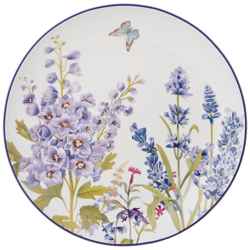 

Набор из 2 штук Тарелка обеденная Lefard Provence лаванда 25.5см фарфор 104-596_, Разноцветный