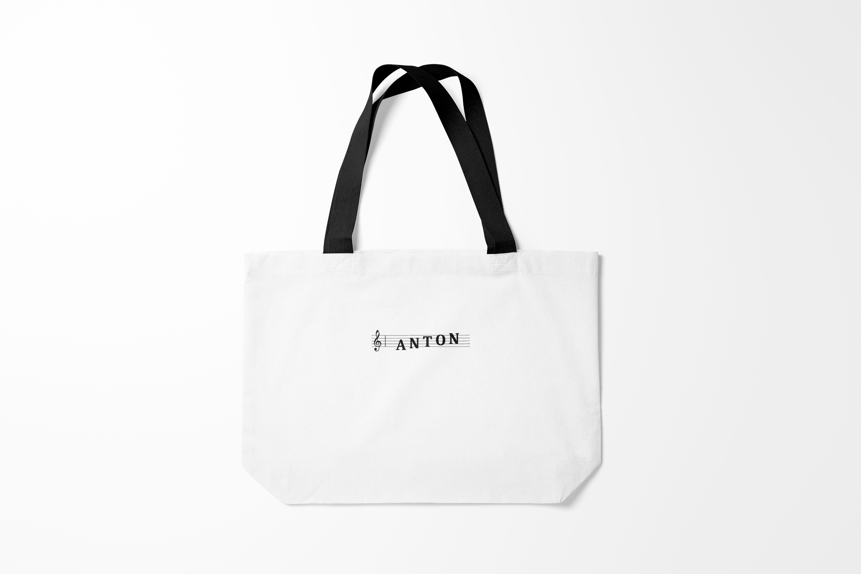 

Сумка шoппер унисекс Burnettie Антон Anton, белый, Антон Anton